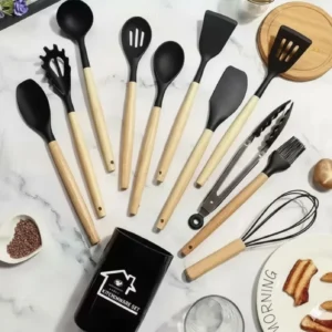 NOROFY multicolors Silicone Kitchen Utensils Spatula Spoon Set12 Pcs Kitchen Tool Set